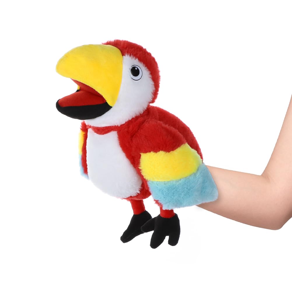 Amazon.co.jp: ハンドパペット人形 リアル 鳥パペット 指人形